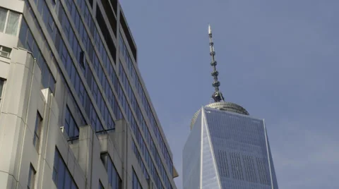 Freedome_tower_spire Video stock 39566427