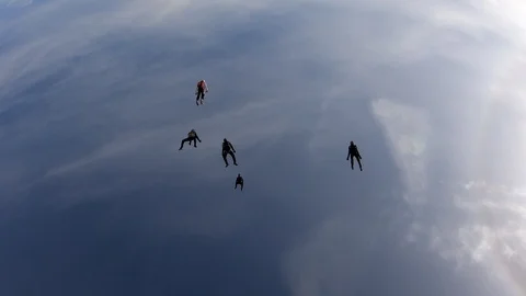 Freefly formation Video stock 104005438