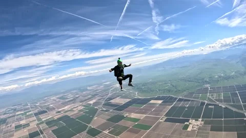 Freefly skydive 스톡 동영상 268887070