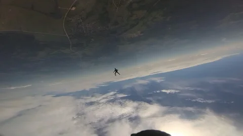 Freefly skydiving Stock Footage 91148819