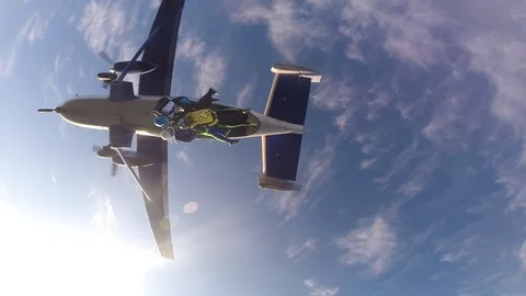 Freefly skydiving. 스톡 동영상 94040721