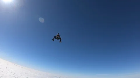 Freefly skydiving Stockbeeldmateriaal 105183940