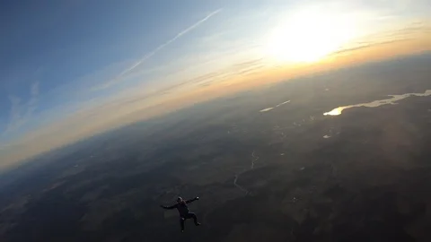 Freefly skydiving Stock Footage 120536650
