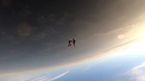 Freefly skydiving Stock Footage 158174171