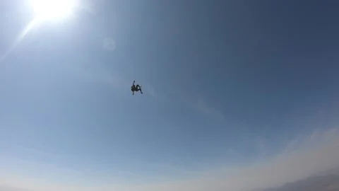 Freefly skydiving Stock Footage 172458133