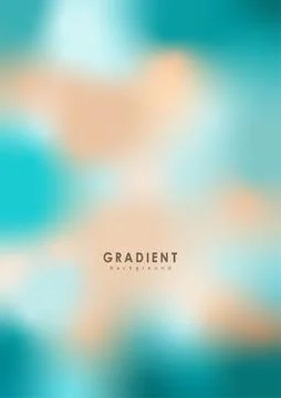 Freeform Gradient Background Digital craft style paper, posters, vector 005 Illustrazione stock