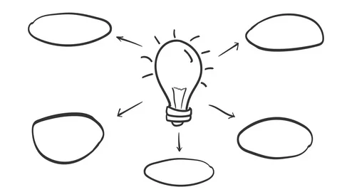 Freehand drawing idea with space for text or elements. Stock Footage 108402765