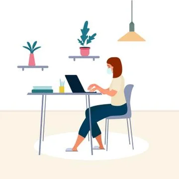 Freelance ad Stock Illustration