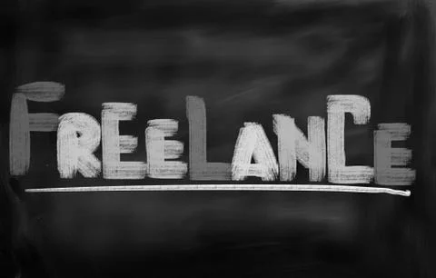 Freelance Concept Stock Illustration