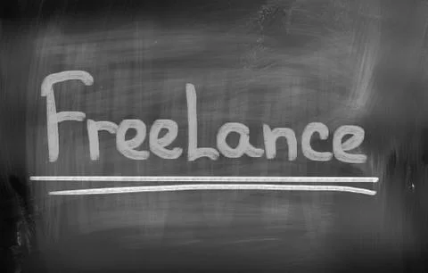 Freelance Concept Illustrazione stock