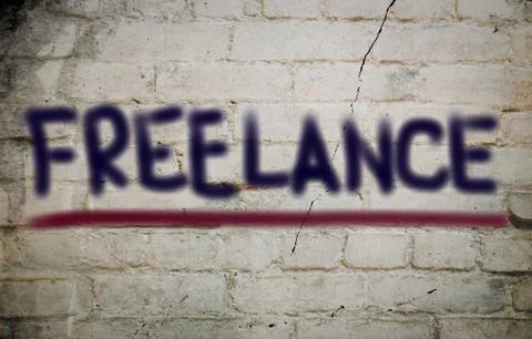 Freelance Concept Stock Illustration