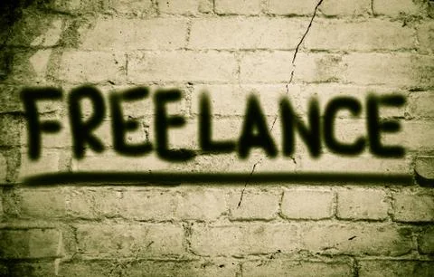 Freelance Concept Illustrazione stock
