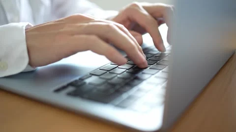 Freelance IT Programmer Coding on a Laptop Computer Stock-Footage 330174743