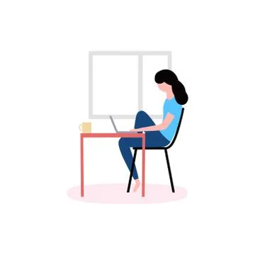 Freelance People Stock Illustration