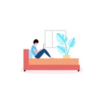 Freelance People Stock Illustration