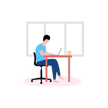 Freelance People Stock Illustration