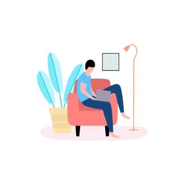Freelance People Illustrazione stock