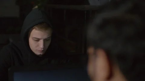 Freelance Programmers Developing Software Stock Footage 105288583