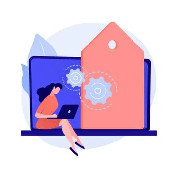 Freelance programming vector concept metaphor Stock Illustration