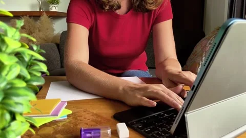 Freelance - work on the computer Stock Footage 336439229