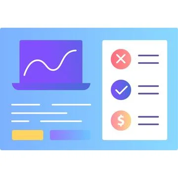 Freelance work vector schedule time manage icon Stock Illustration