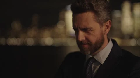 Freelancer developer typing program code outdoor. Businessman. Hispanic business Stock Footage 288269367