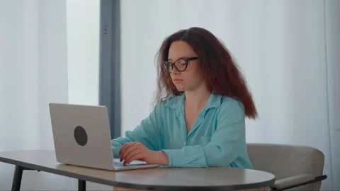 Freelancer working at home Stock Footage 250323344