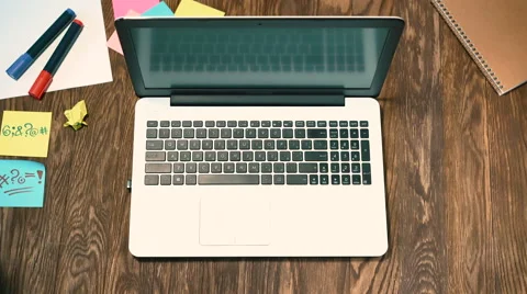 Freelancer working on the laptop Stock Footage 67897628