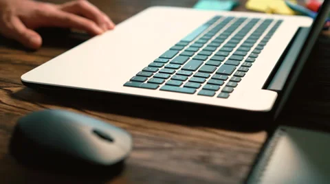 Freelancer working on the laptop Stock Footage 67897793
