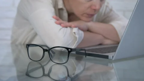 Freelancing documents in the office. Stock Footage 138389894