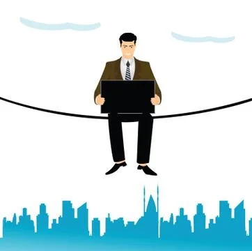 Freelancing Stock Illustration