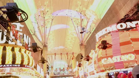 Freemont  street Stock Footage 233720428