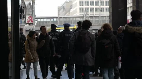 #FreeNavalny Protest at Friedrichstraße – Berlin, Germany_4K Stock Footage 310877767