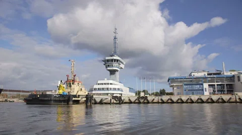 The Freeport of Riga headquarters Stock Footage 36448210