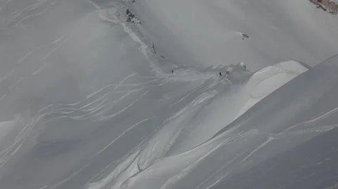 Freeride area in Austria Alps Stock Footage 46148317