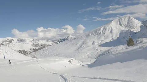 Freeride ski Stock Footage 126140563