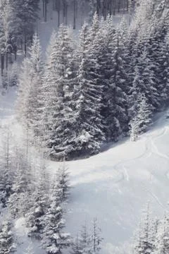 Freeride slope in Soelden Foto stock