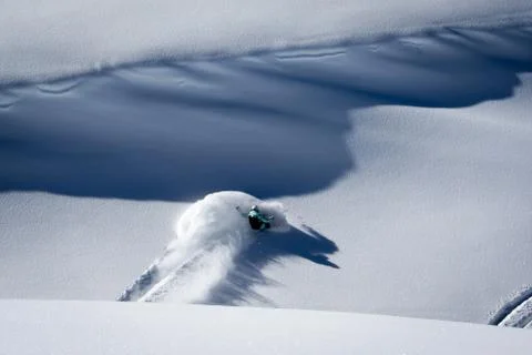 Freeride snowboarder Stock Photos