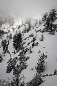Freeride snowboarder Stock Photos