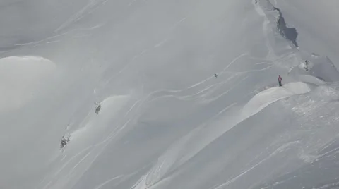 Freerider taking the line Stock Footage 46148209