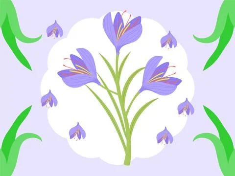 Freesia Concept Illustration Stock Illustration