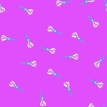 Freesia flower spring vector seamless pattern 스톡 일러스트