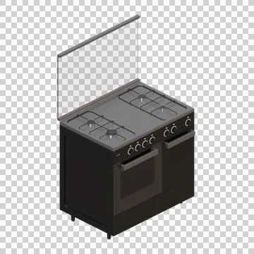 Freestanding Cooker Stock Illustration
