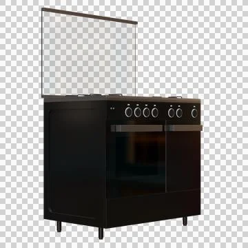 Freestanding Cooker Stock Illustration