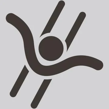 Freestyle icon Stock Illustration