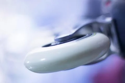 Freestyle inline skates in store Stock Photos