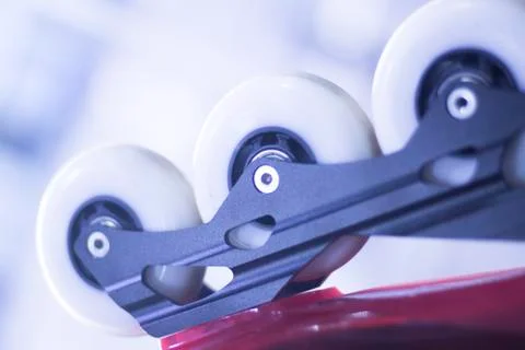 Freestyle inline skates in store Stock-Fotos