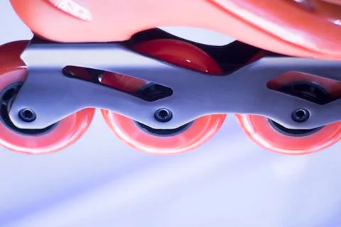 Freestyle inline skates in store Stock Photos