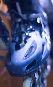 Freestyle inline skates in store Stock Photos