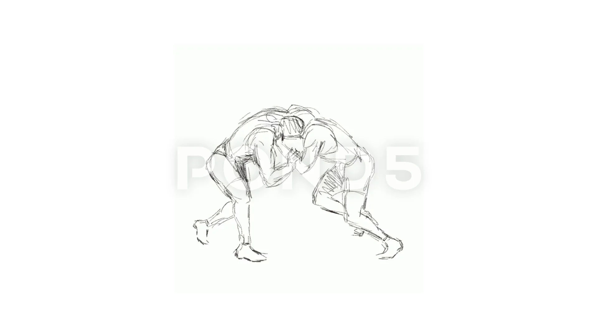 Vector Hand Drawn Power Concept Sketch Arm Wrestling Between Strong  Muscular Man And Thin And Weak Man Royalty Free SVG Cliparts Vectors And  Stock Illustration Image 68501507